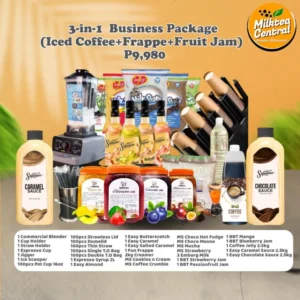 3-1 Business Package (Iced CoffeeFrappeFruit Jam)