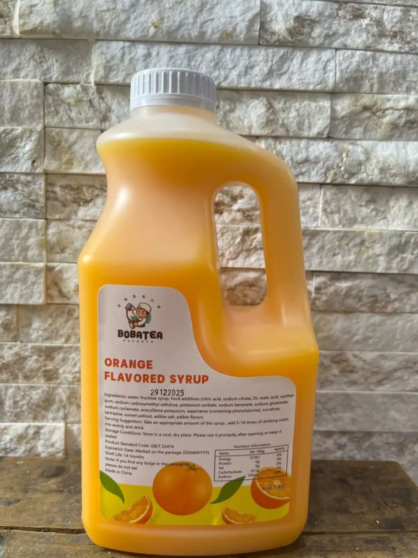 BobaTea - Orange Flavored Syrup