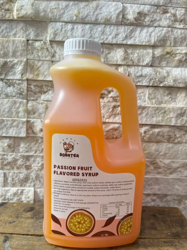 BobaTea - Passion Fruit Flavored Syrup