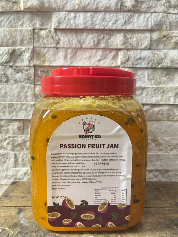 BobaTea - Passion Fruit Jam